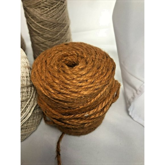 Vintage J.&P. Coats Knit Cro-Sheen Cotton And Random Wool Leftover Yarn - Picture 5 of 12